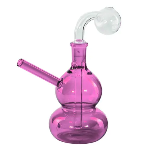 [AM026023] O.B. Water Pipe Double Round 8184 6.0" Pink
