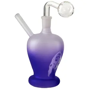 [AM026162] O.B. Water Pipe Matte Bob Marley 8185a 6.5" Purple