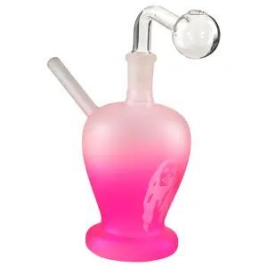 [AM026024] O.B. Water Pipe Matte Bob Marley 8185a 6.5" Pink