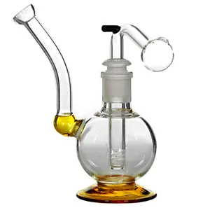 [AM034036] Unbranded O.B. Water Pipes Ball Color Base 1529 6.5" Brown