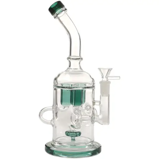 [AM050009] W.P. Glass Recycle Fat Perc 11.0" - Teal