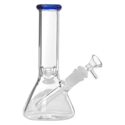 [AM032732] Unbranded Glass Beaker (8893) 8.0" Blue