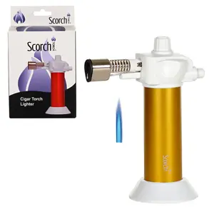 [AM025456] Scorch Torch Lighter Heavy Duty 5.25" (61505) Gold