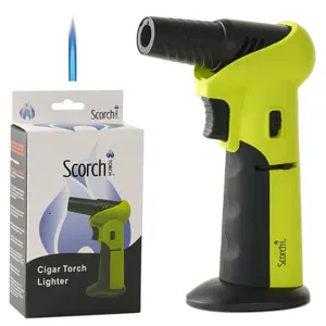 [AM023318] Scorch Torch Lighter Adjustable 45/90 deg angle/two tone matte finish 6.25" (61662)