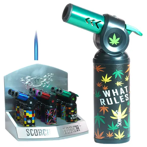 [AM023415] Scorch Torch Lighter Smooth Press 45 Deg. 5.0" (61784-1)