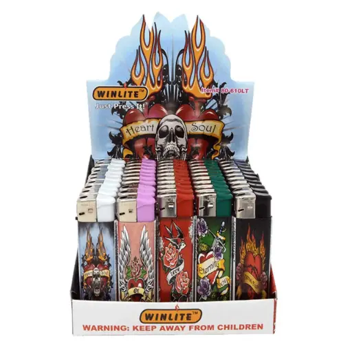 WINLITE - Love Tattoo Lighter 80-610LT (Pack of 50)