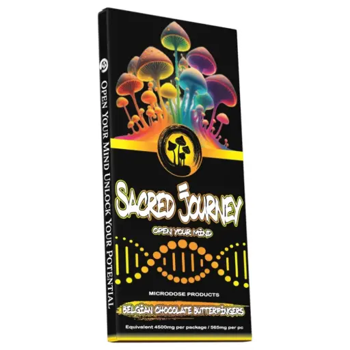 [AM050109] Sacred Journey Mushroom Chocolate -  Butterfinger (6 per pack)