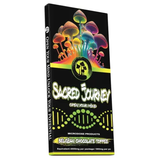 [AM050111] Sacred Journey Mushroom Chocolate -  English Toffee (6 per pack)