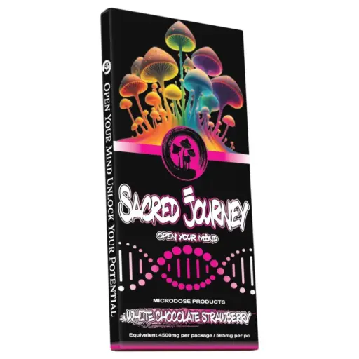 [AM050115] Sacred Journey Mushroom Chocolate -  White Strawberry (6 per pack)