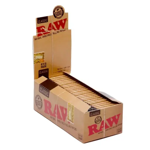 [M2285] RAW Classic Papers 11/2 Size 25ct