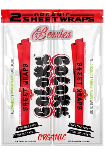 [M2314] U-NITED COLORS Sheet Wraps Berries 2/25ct