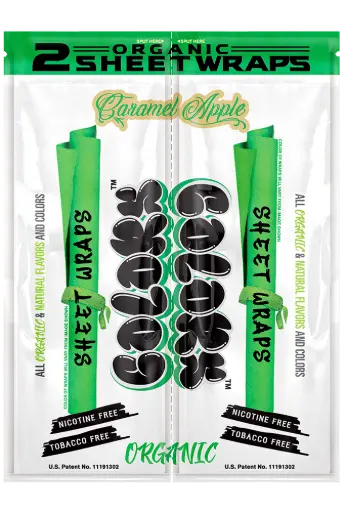 [M2316] U-NITED COLORS Sheet Wraps Caramel Apple 2/25ct