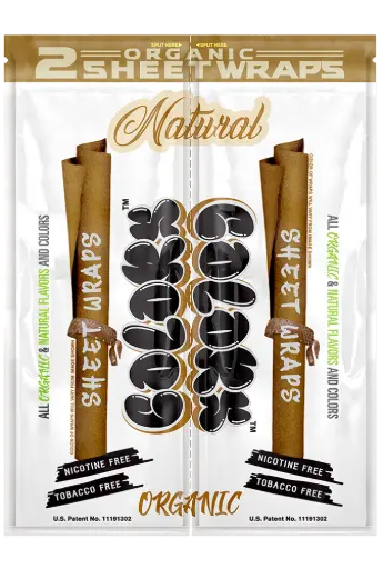 [M2318] U-NITED COLORS Sheet Wraps Natural 2/25ct