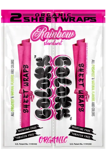 [M2321] U-NITED COLORS Sheet Wraps Rainbow 2/25ct