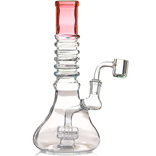 [AM050136] Unbranded Glass Rings (7133) 10.0" - Pink