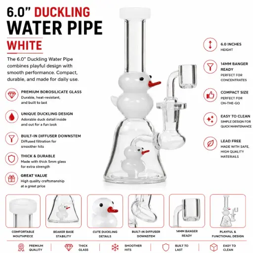 [AM050142] W.P.  6.0" Duckling (7128) - White