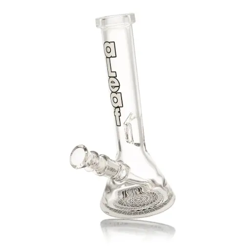 [PC37540] aLeaf Glass 8.5" THE TRIBAL BEAKER - Black