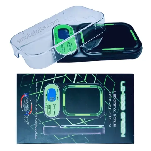 [AM025679] WeighMax Scales Digital Scale L2 1000 0.1g - Green