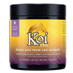 [AM027298] Koi Gummies & Edibles CBD Gummies 20ct 200mg - Berry Lemonade