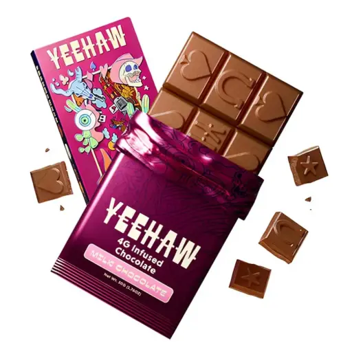 [AM050159] YEEHAW 4g Infused Chocolate Bars - Milk Chocolate