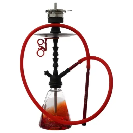 [AM050182] Amy Hookah  - 22.0" Red