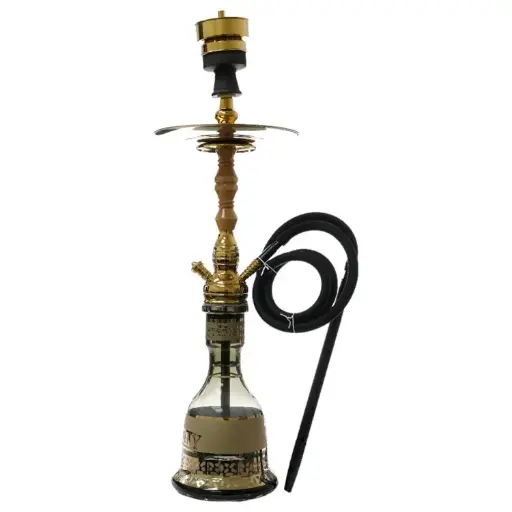 [AM050192] Amy Hookah  - 30.0" Gold