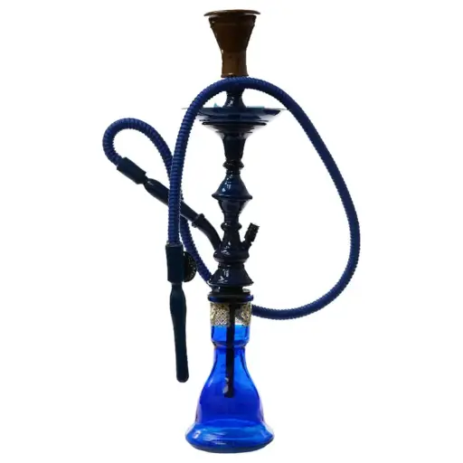 [AM050202] Khalil Mamoon Hookah  - 23.0" Blue
