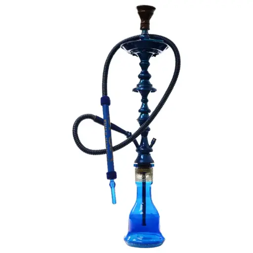 [AM050205] Khalil Mamoon Hookah  - 36.0" Blue