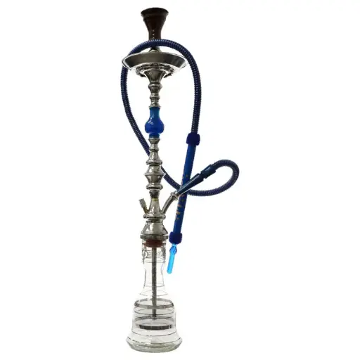[AM050225] Khalil Mamoon Hookah  - 36.0" Blue