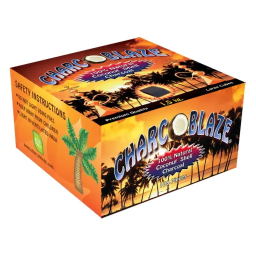 [AM016199] 1.5 Kg Charcoblaze Coconut Shell Charcoal Cubes, 108 pc. Box