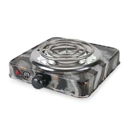 [AM020617] B.Y.O. Electric Hookah Burner Hot Plate, Onyx