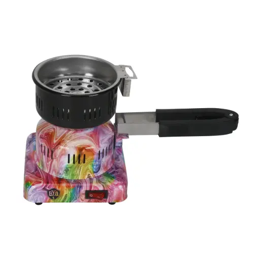 [AM020622] B.Y.O. Electric Burner Round Print, Artistic