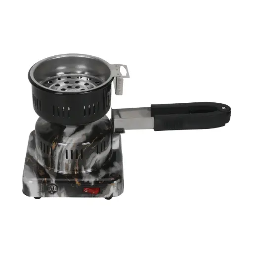 [AM020623] B.Y.O. Electric Burner Round Print, Onyx