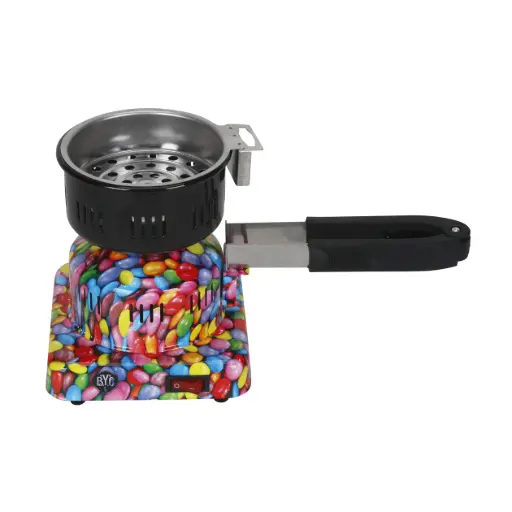 [AM020624] B.Y.O. Electric Burner Round Print, Kandies