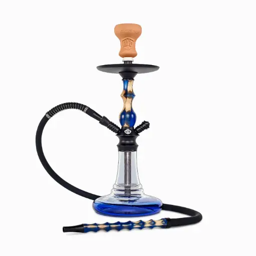 [AM038451] 18" Chika, Blue Resinwood, Click Technology, 1 Hose, B.Y.O. Color Box