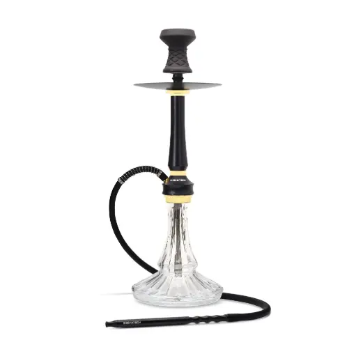 [AM020757] 21" Raver X Hookah, Black, Click Technology, 1 Hose, ShishaTech Color Box