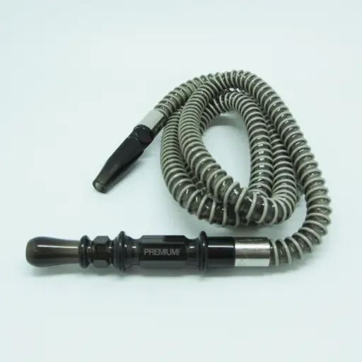 [AM016267] 4 ft. Plastic Reusable Hookah Hose, Black