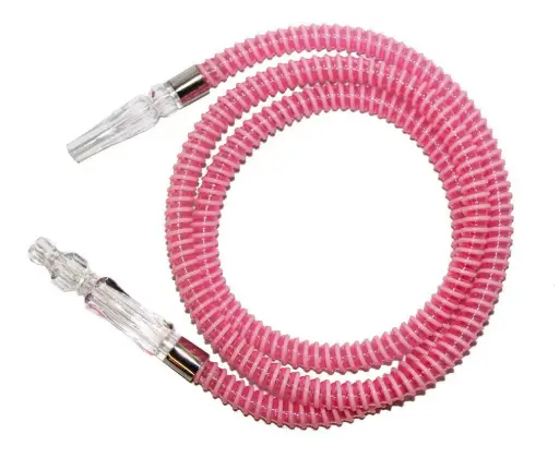 [AM016272] 4 ft. Plastic Reusable Hookah Hose, Red