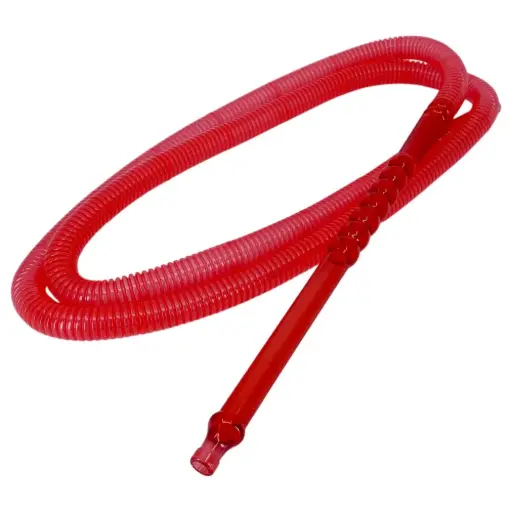 [AM040453] B.Y.O. Disposable Hookah Hose, Red