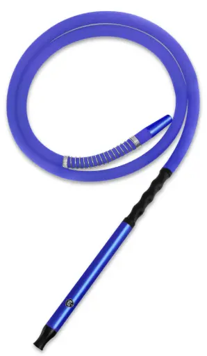 [AM020644] 6' Silicone Hose with Color Aluminum Handle, Blue