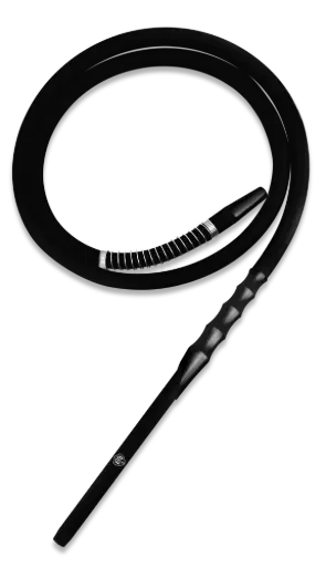 [AM020653] 6' Silicone Hose with Custom Color Aluminum Handle, Black