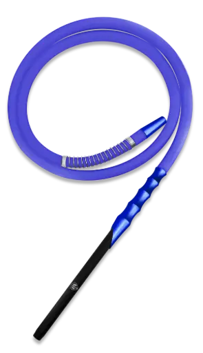 [AM020654] 6' Silicone Hose with Custom Color Aluminum Handle, Blue