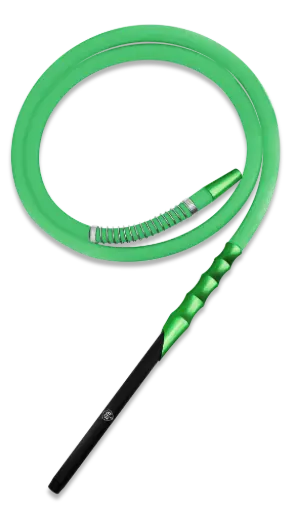 [AM020655] 6' Silicone Hose with Custom Color Aluminum Handle, Green