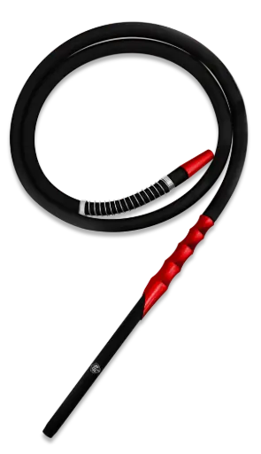 [AM020658] 6' Silicone Hose with Custom Color Aluminum Handle, Red