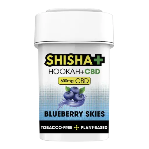 [AM016158] Shisha Plus CBD, Blueberry Skies, 100g, 600mg CBD, Herbal Shisha