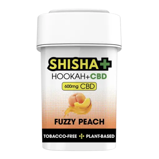 [AM050305] Shisha Plus CBD, Fuzzy Peach, 100g, 600mg CBD, Herbal Shisha