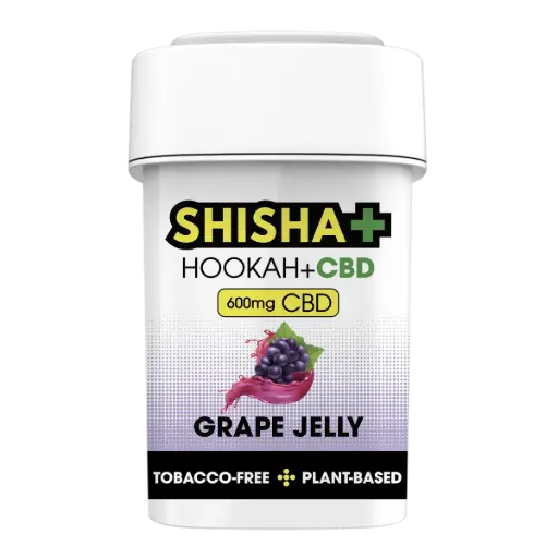 [AM016160] Shisha Plus CBD, Grape Jelly, 100g, 600mg CBD, Herbal Shisha