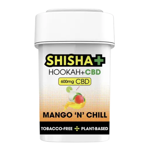 [AM016162] Shisha Plus CBD, Mango 'n' Chill, 100g, 600mg CBD, Herbal Shisha