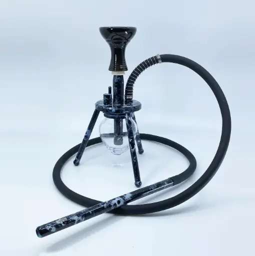 [AM016089] 12" Amira Spider Hookah, Skulls, 1 Hose, Amira Carrying Bag