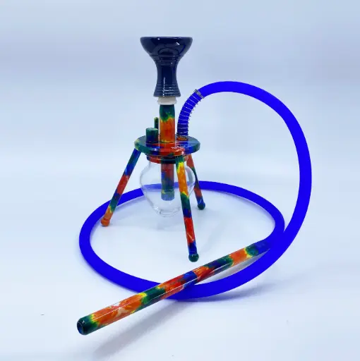 [AM016086] 12" Amira Spider Hookah, Rainbow, 1 Hose, Amira Carrying Bag
